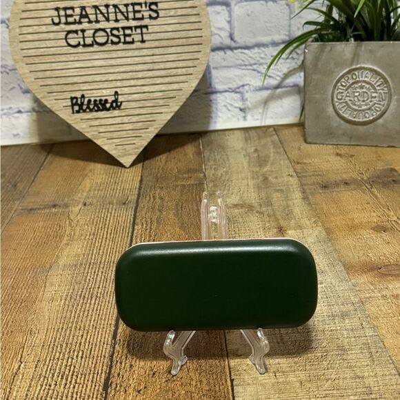 Kate Spade Pink & Green Colorblock Hardcase Eyeglass Sunglass Case. - Picture 2 of 12